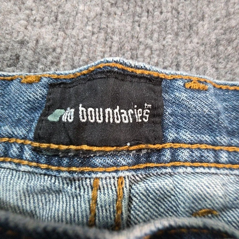 No Boundaries Cargo Shorts Mens 38 Blue Denim Relaxed Fit Workwear Summer